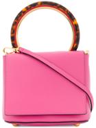 Marni Borsa Mani Flap Bag - Pink & Purple