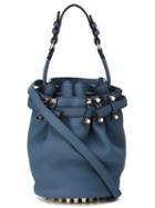 Alexander Wang Diego Bucket Crossbody Bag, Women's, Blue, Calf Leather