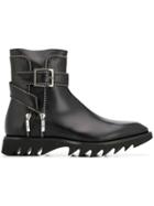 Cesare Paciotti Flat Ankle Boots - Black