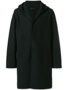 Hevo Classic Hooded Coat - Black