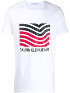 Calvin Klein Jeans Modernist Logo Slim T-shirt - White