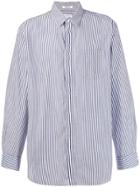 Engineered Garments Striped Long-sleeve Shirt - Blue