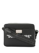 Off-white Logo Print Cross-body Bag - Black