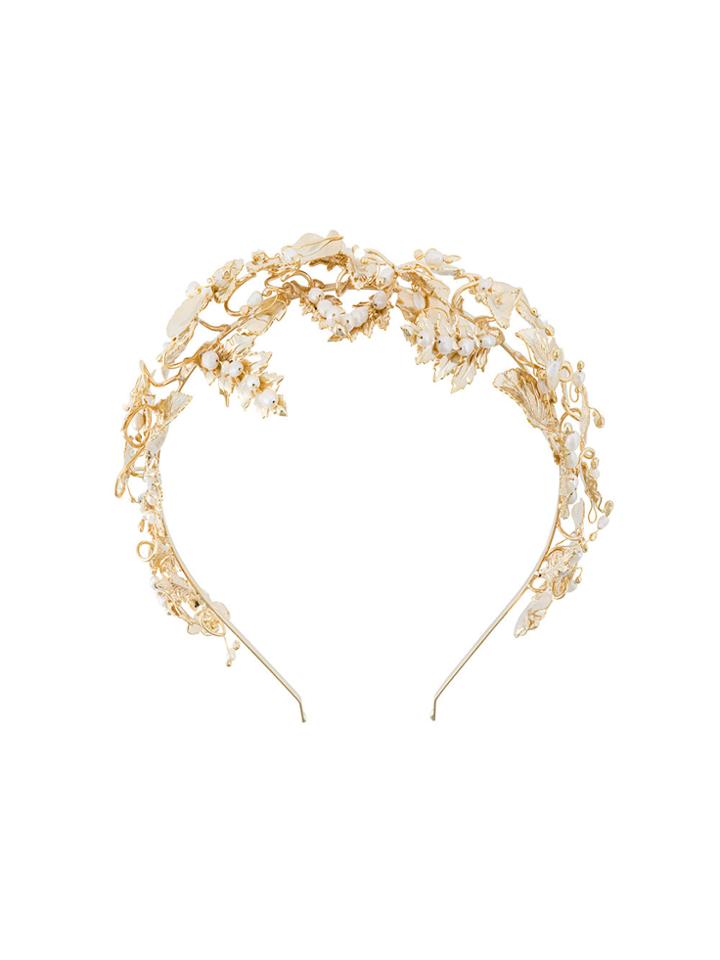 Rosantica Leaf Headband - Metallic