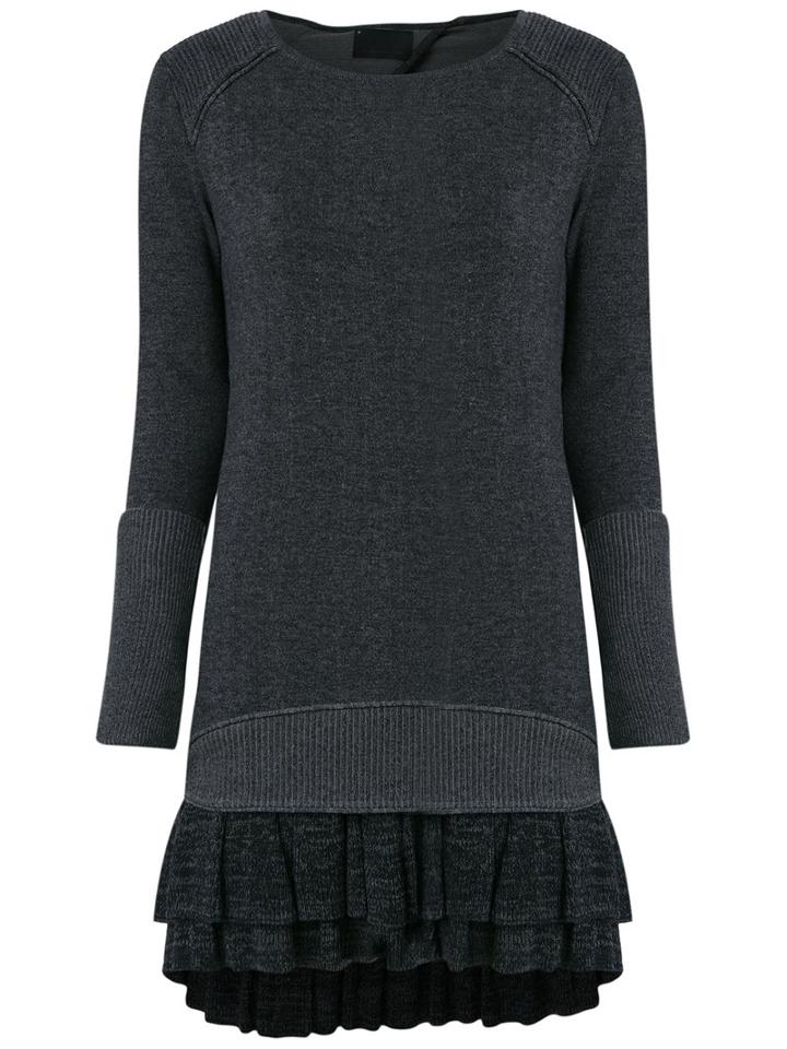Andrea Bogosian - Knit Dress - Women - Spandex/elastane/viscose/polyimide - M, Grey, Spandex/elastane/viscose/polyimide