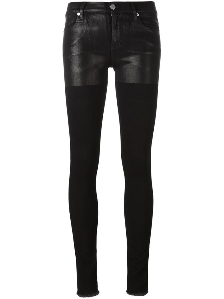 Alyx Zip Back Jeans, Women's, Size: 29, Black, Cotton/spandex/elastane