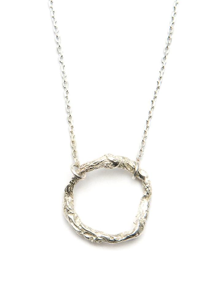 Niza Huang 'illusion Circle' Necklace - Metallic
