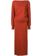 Jacquemus Loose Fitted Dress - Red