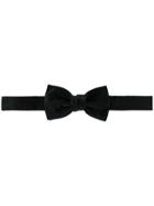 Lanvin Classic Satin Bow Tie - Black
