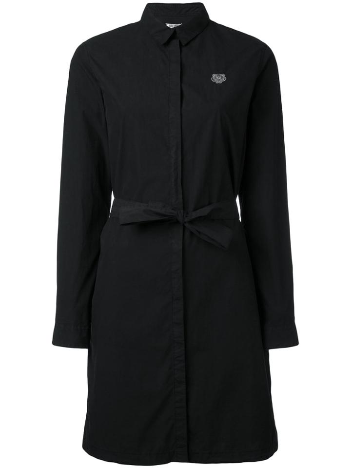 Kenzo Mini Tiger Shirt Dress - Black
