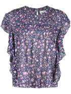 Isabel Marant Étoile Floral Print Blouse - Purple