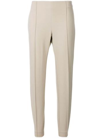 Le Tricot Perugia Classic Skinny-fit Trousers - Neutrals