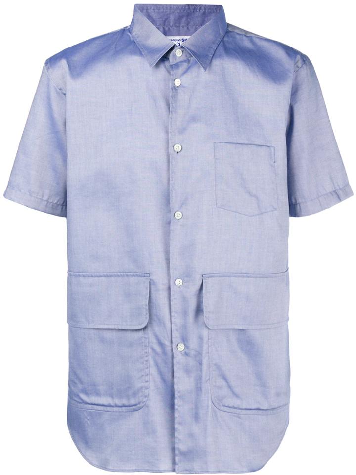 Comme Des Garçons Shirt Boys Multi Pockets Shirt - Blue