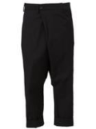 Wooster + Lardini Cropped Drop Crotch Trousers