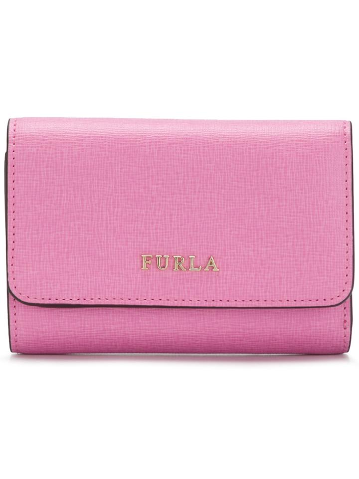 Furla Folded Style Mini Purse - Pink & Purple
