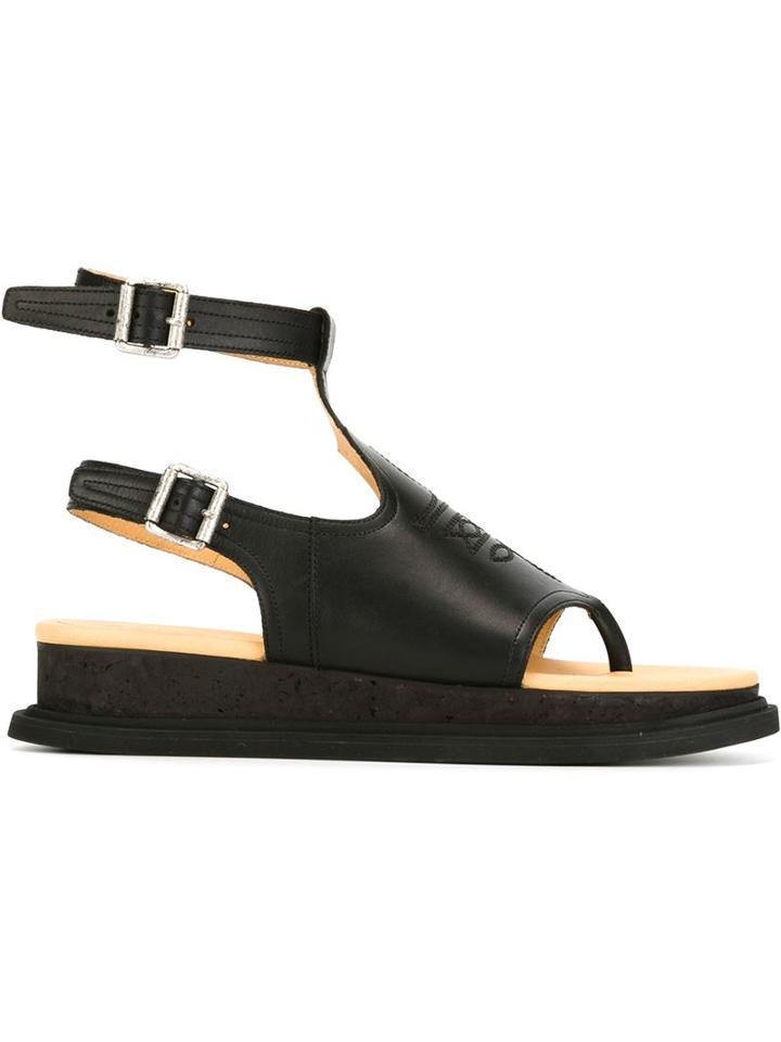 Mm6 Maison Margiela Buckled Sandals