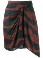 Isabel Marant Wrap Front Short Skirt - Black