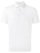 Ermenegildo Zegna Classic Polo Shirt, Men's, Size: 52, White, Silk/cotton