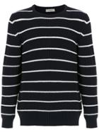 Egrey Striped Sweater - Blue