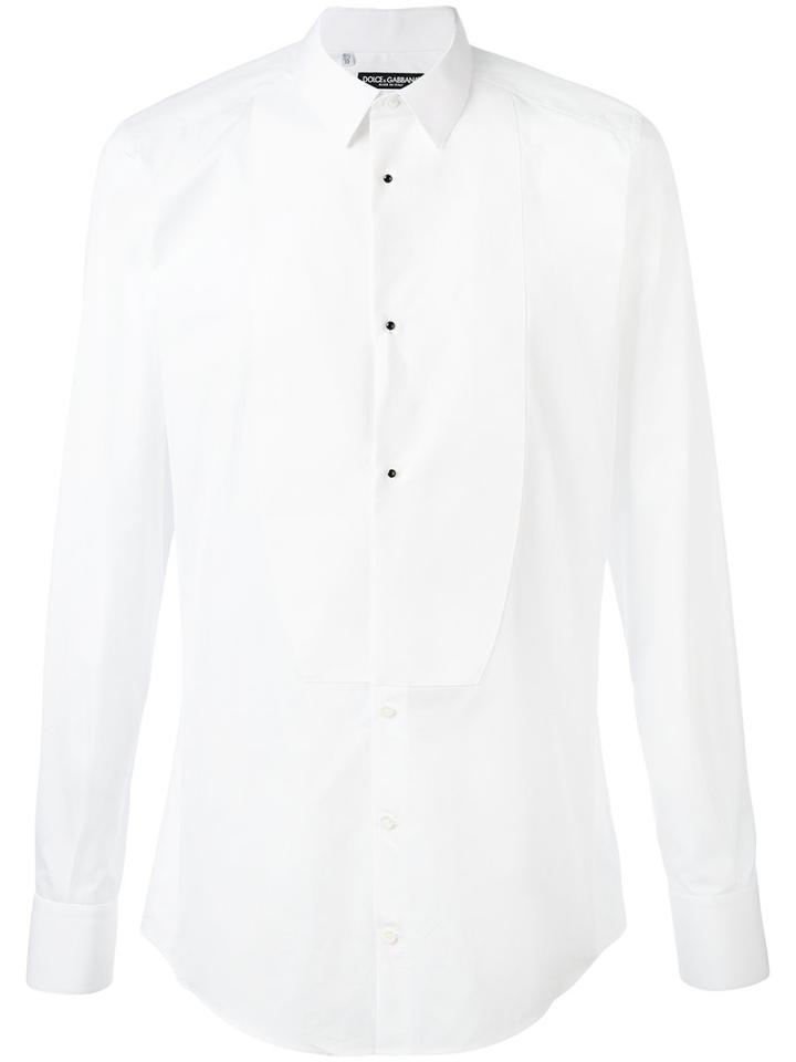 Dolce & Gabbana - Classic Fitted Shirt - Men - Cotton - 41, White, Cotton