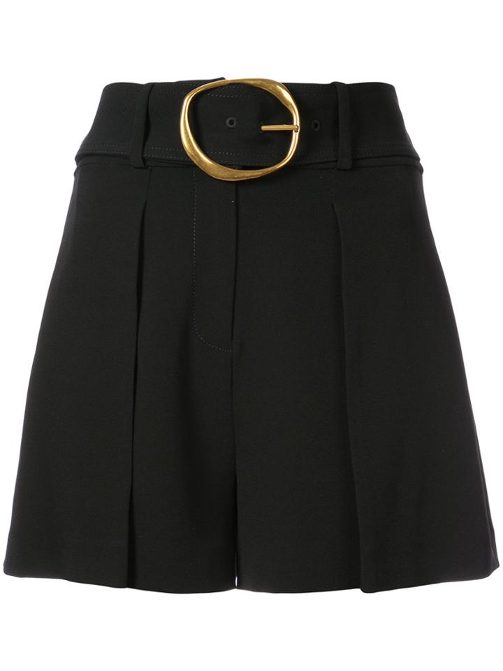 Derek Lam 10 Crosby Belted Short - Black