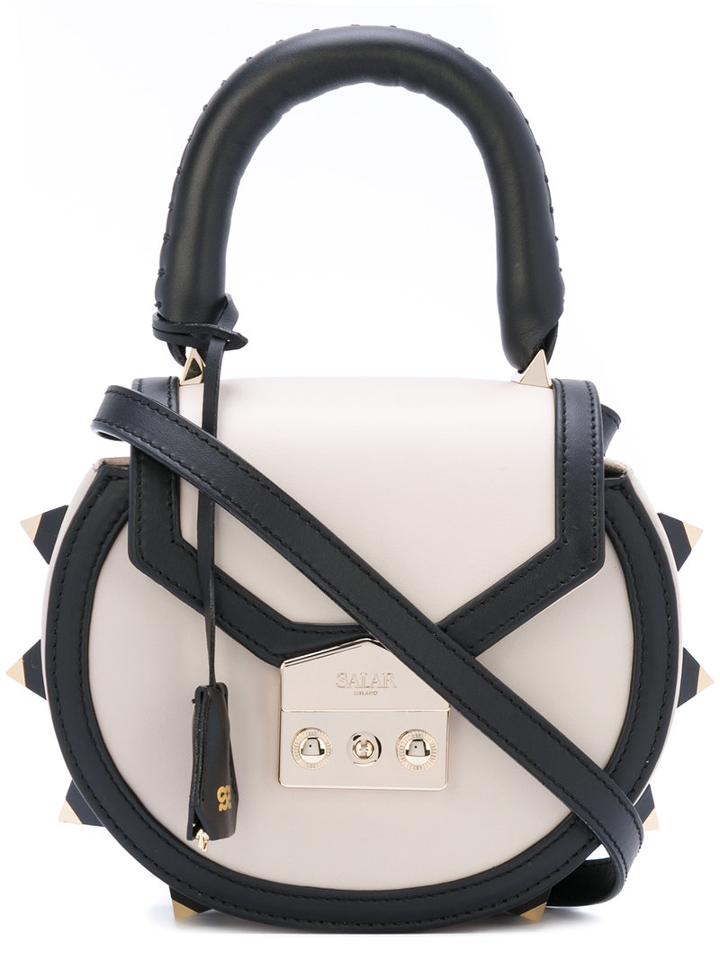 Salar - Mini Bold Bag - Women - Silk/leather - One Size, Nude/neutrals, Silk/leather