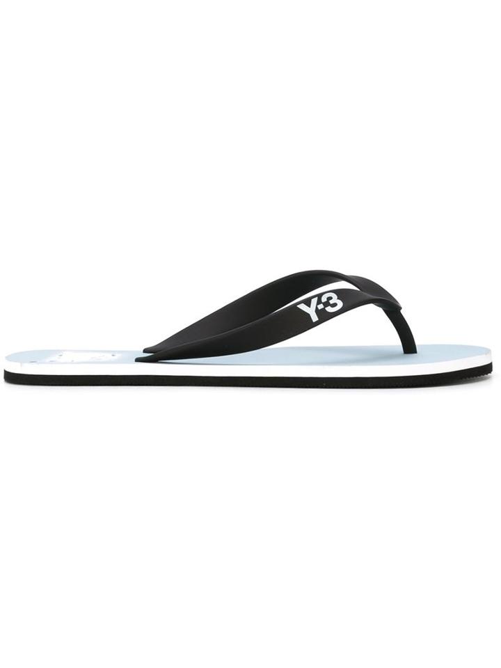 Y-3 Logo Flip Flops