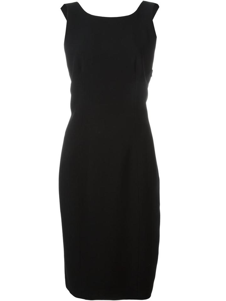 Roberto Capucci V-back Fitted Dress