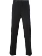 Maison Margiela Straight Leg Trousers, Men's, Size: 50, Black, Silk/cotton/polyester/virgin Wool
