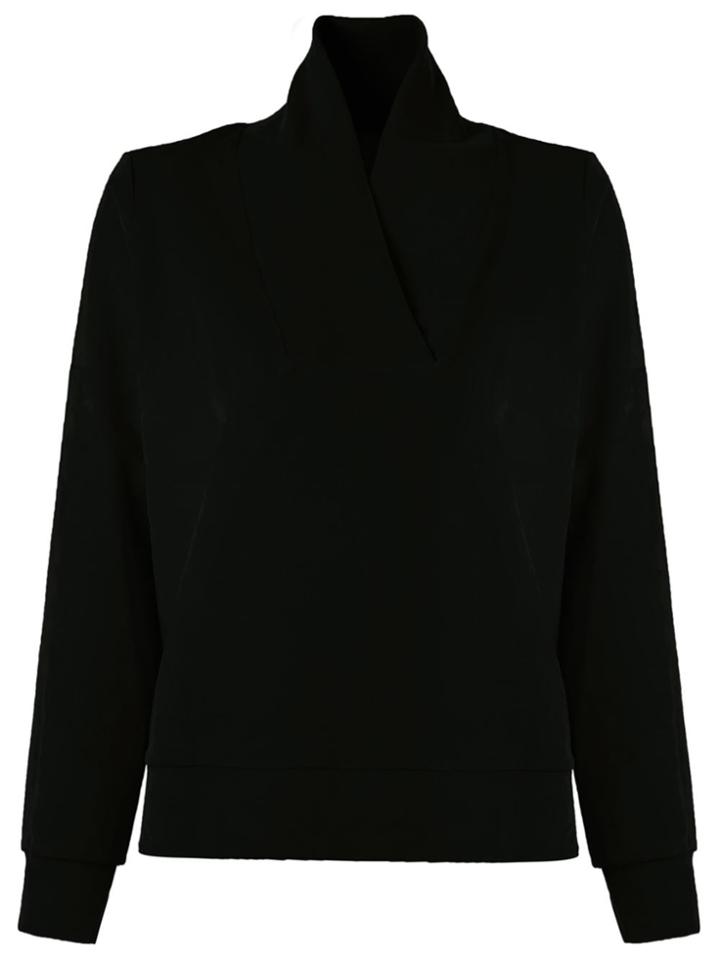 Lygia & Nanny Towel Effect Blouse - Black
