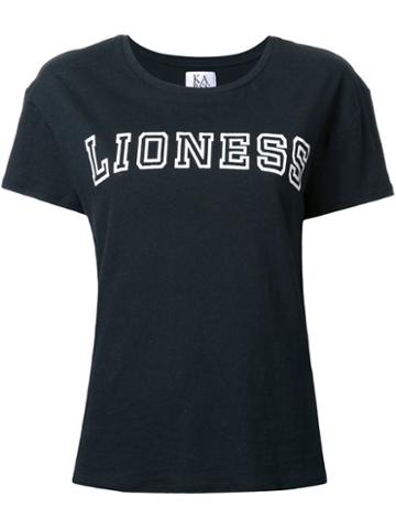 Zoe Karssen 'lioness' T-shirt, Women's, Size: Medium, Black, Cotton/linen/flax