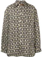 Marni Embroidered Long-sleeve Shirt - Neutrals