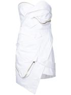 Alexandre Vauthier Bustier Mini Dress - White