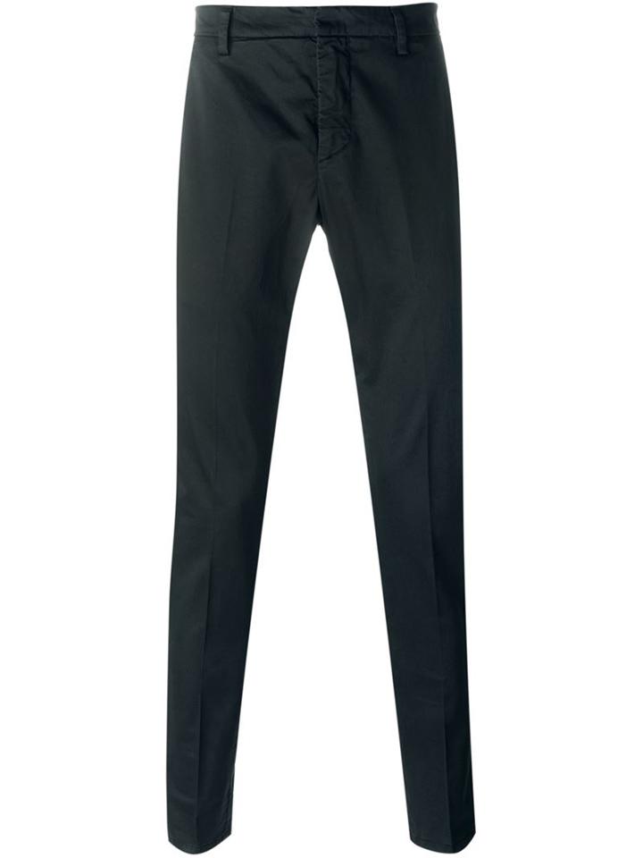 Dondup Gaubert Trousers, Men's, Size: 34, Blue, Cotton/spandex/elastane