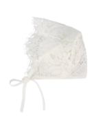 Dolce & Gabbana Kids Floral Lace Ceremony Bonnet, Girl's, Size: 48 Cm, White