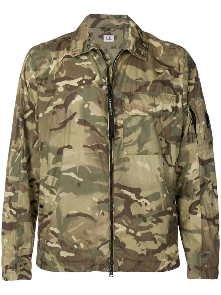 Cp Company Re-print Lens Jacket - Green