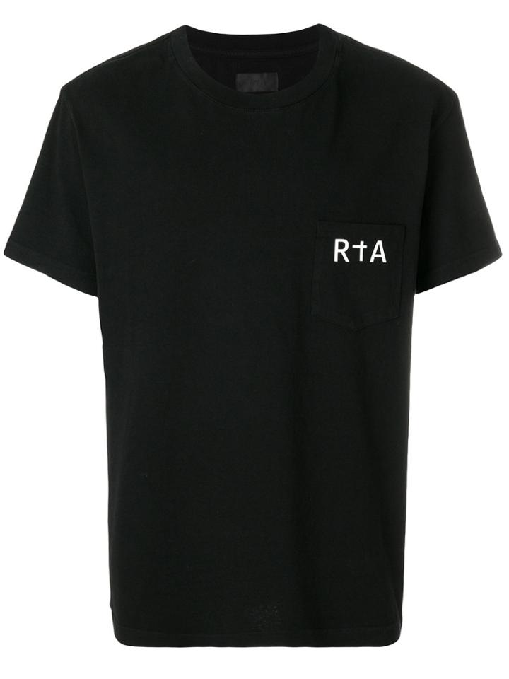 Rta Logo Print T-shirt - Black