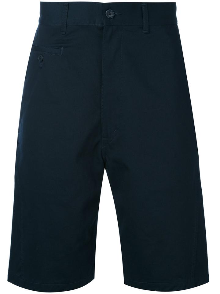 Junya Watanabe Comme Des Garçons Man - Tailored Shorts - Men - Cotton - L, Blue, Cotton