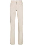 Brioni Slim-fit Trousers - Neutrals