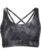 Nimble Activewear Criss Cross Sports Bra - Grey