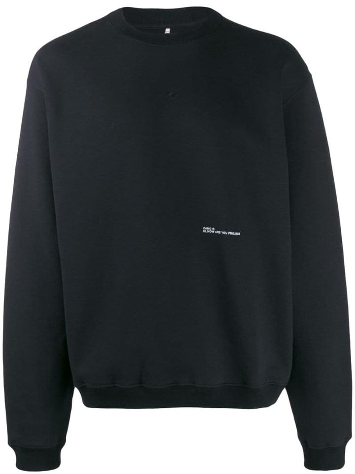 Oamc Logo Sweatshirt - Black