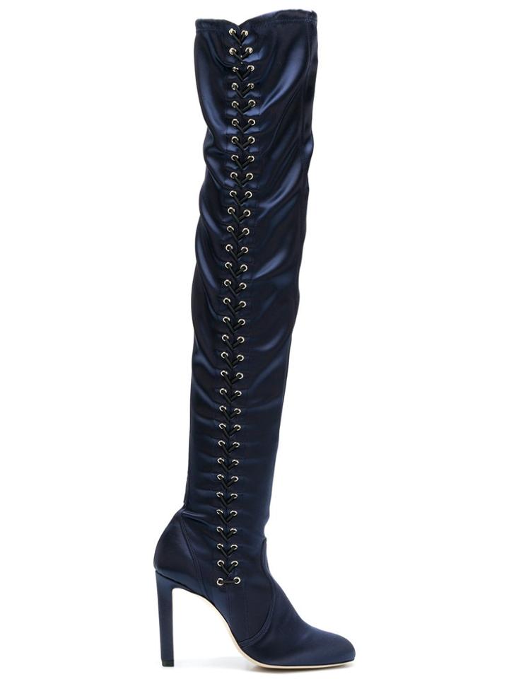 Jimmy Choo Marie 100 Boots - Blue
