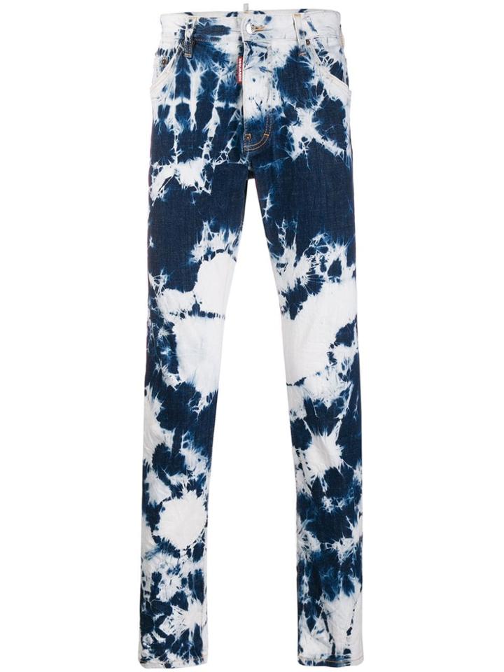 Dsquared2 Tie-dye Jeans - Blue