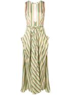 3.1 Phillip Lim Striped Sleeveless Dress - Green