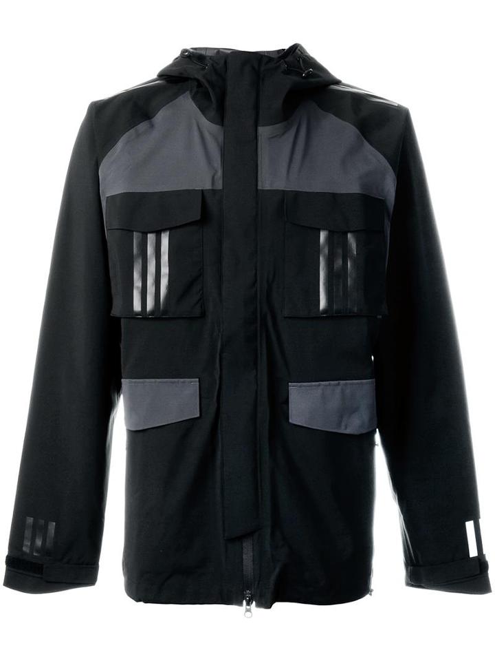 Adidas Originals Adidas Originals X White Mountaineering Shell Jacket, Men's, Size: Small, Black, Polyamide/spandex/elastane