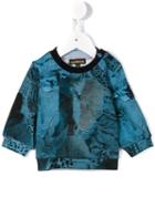 Roberto Cavalli Kids - Abstract Print Sweatshirt - Kids - Cotton/spandex/elastane - 12 Mth, Blue