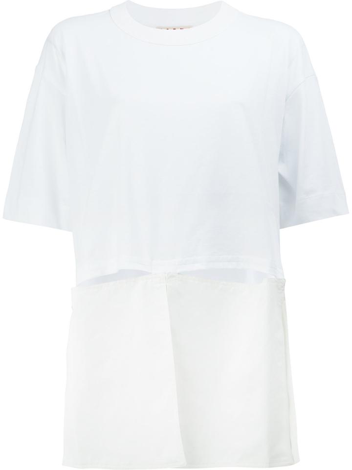 Marni Two Part T-shirt - White