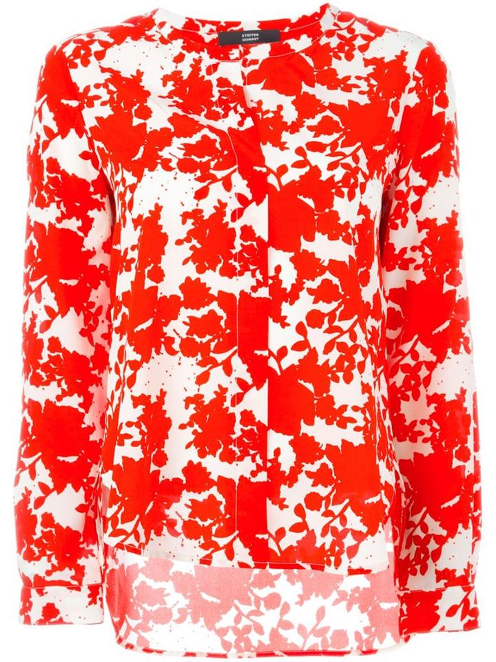 Steffen Schraut Floral Print Blouse