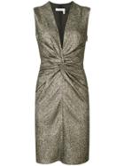 Lanvin - Ruched Mini Dress - Women - Silk/polyester/spandex/elastane - 36, Grey, Silk/polyester/spandex/elastane