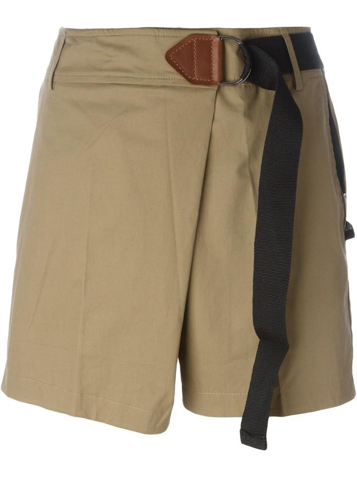 Silent Damir Doma 'phad' Shorts - Brown